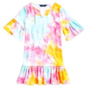 Polo Ralph Lauren Girls Tie-Dyed Coverup Dress